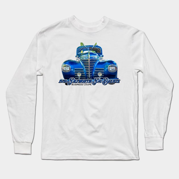 1939 Plymouth P8 Deluxe Business Coupe Long Sleeve T-Shirt by Gestalt Imagery